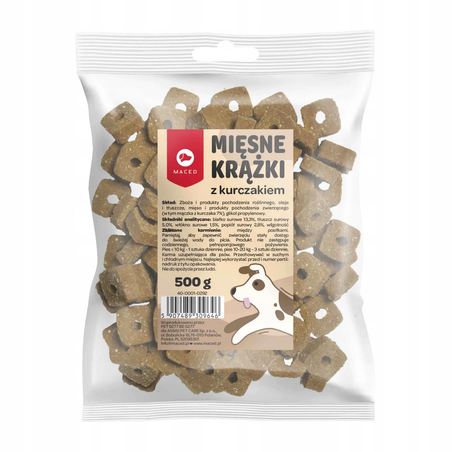 Maced Mięsne Krążki kurczak 500 g