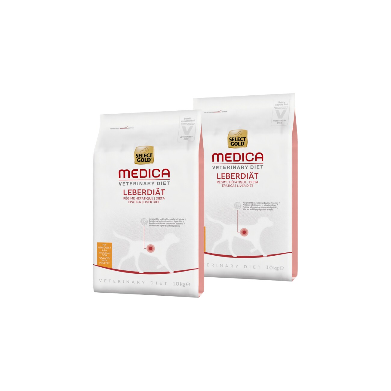 Select Gold Medica drób dieta wątrobowa 10 kg × 2