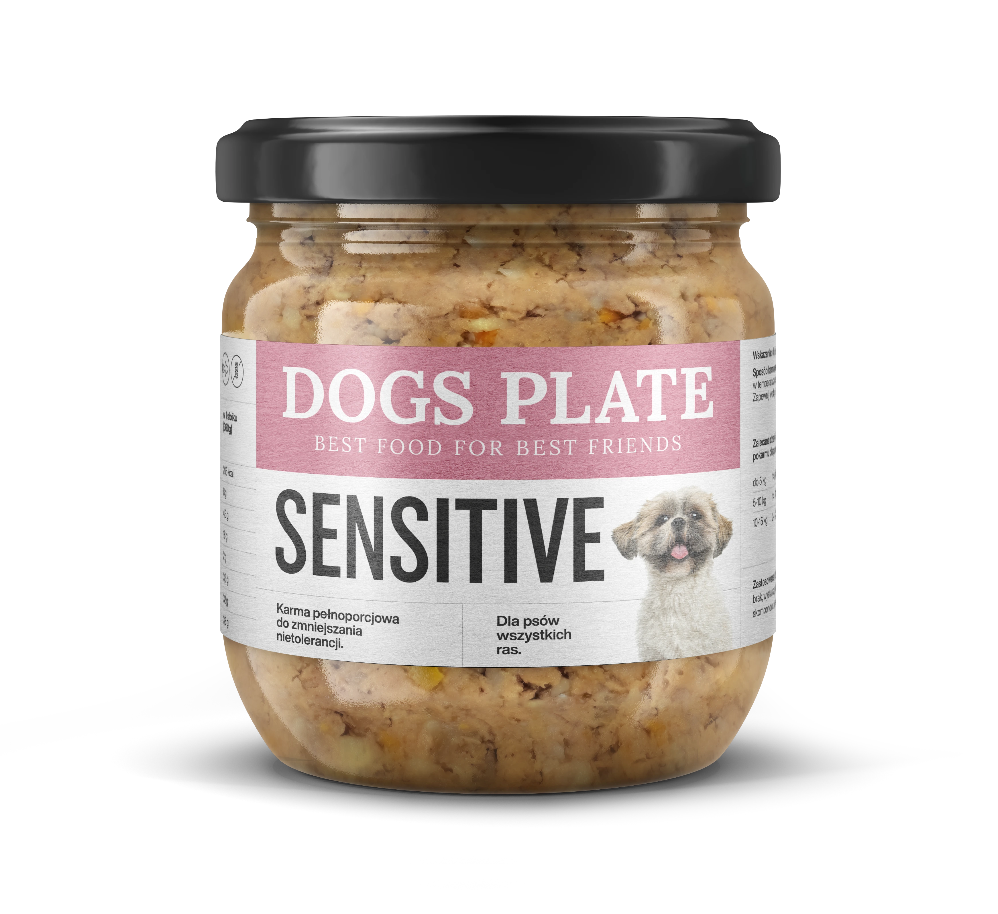Dogs Plate Sensitive dorsz 360 g