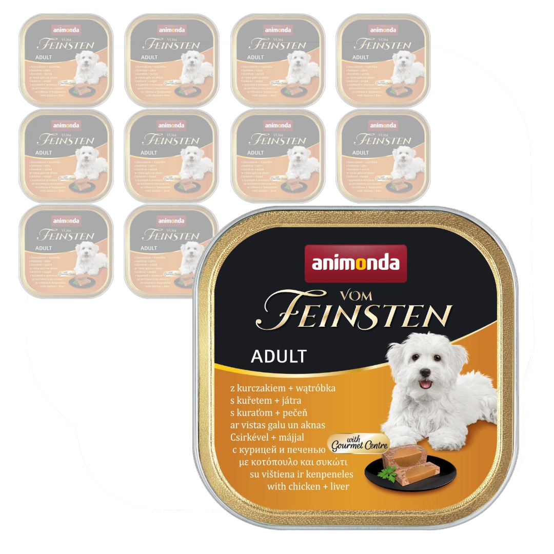 Animonda Vom Feinsten kurczak, wątróbka 150 g × 11