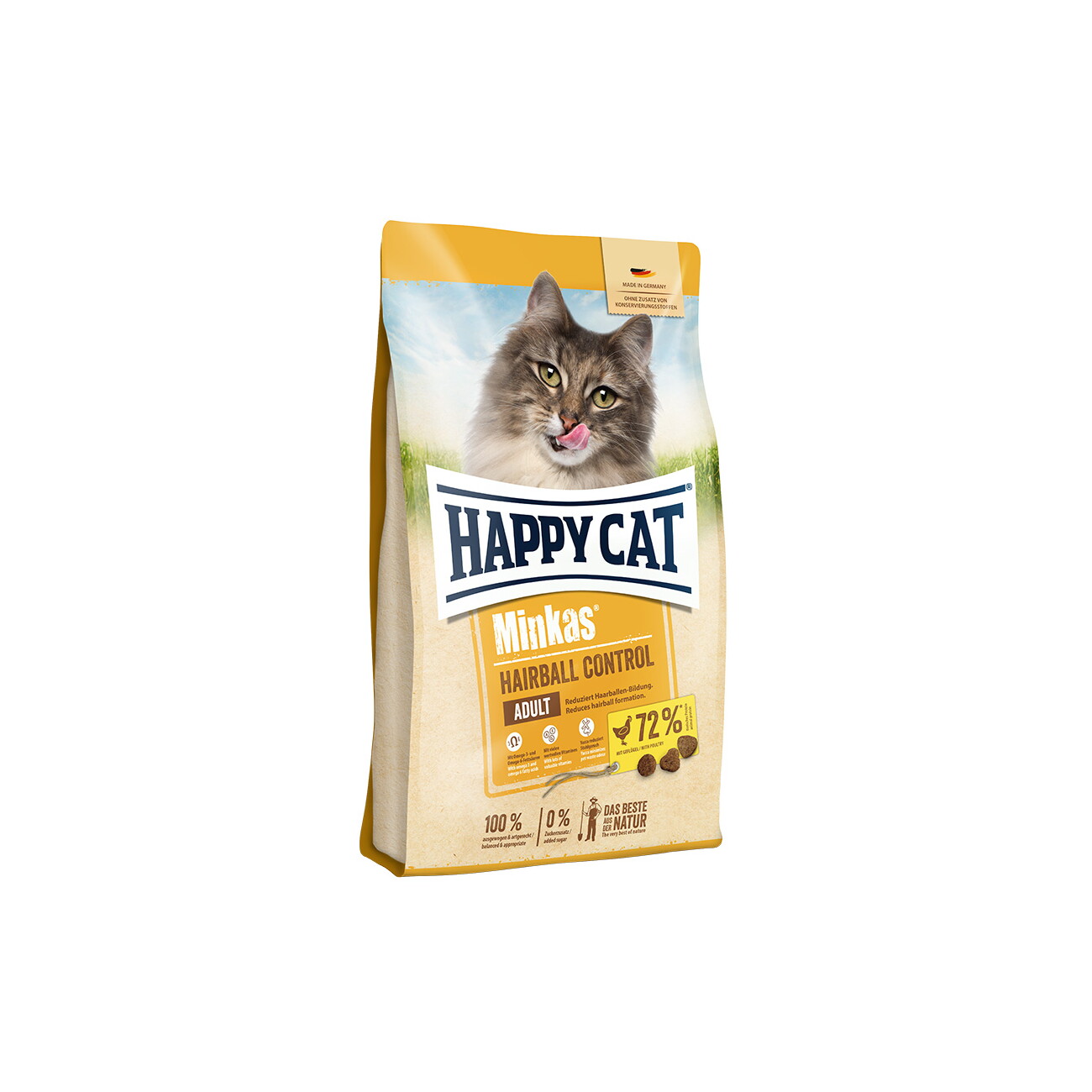 Happy Cat Minkas Hairball drób adult 10 kg