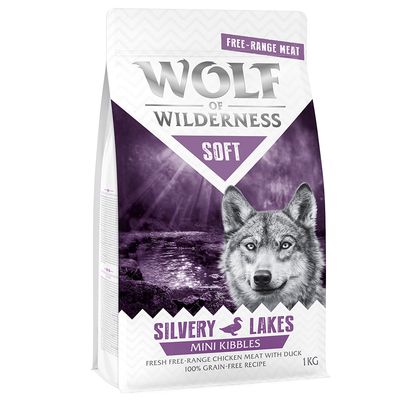 Wolf of Wilderness Mini Soft kaczka, kurczak małe rasy 1 kg