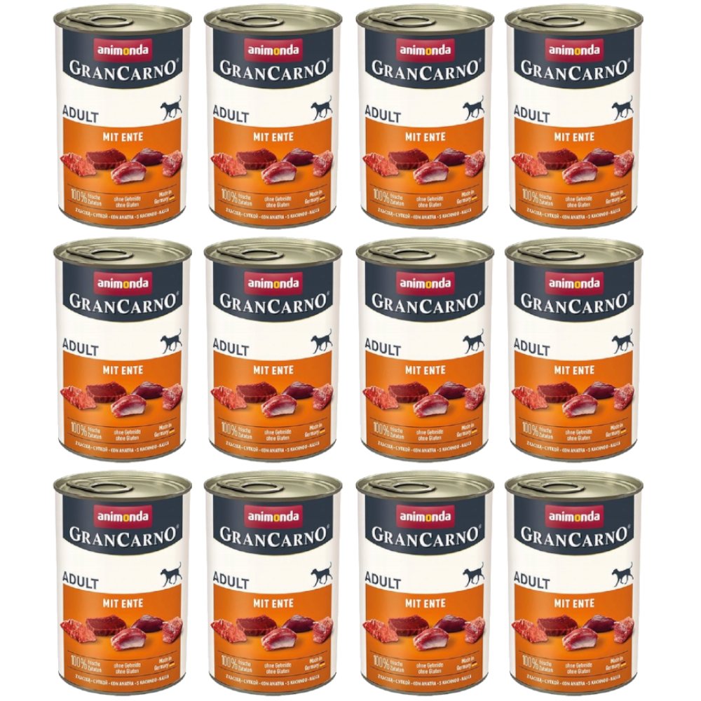 Animonda GranCarno kaczka adult 400 g × 12