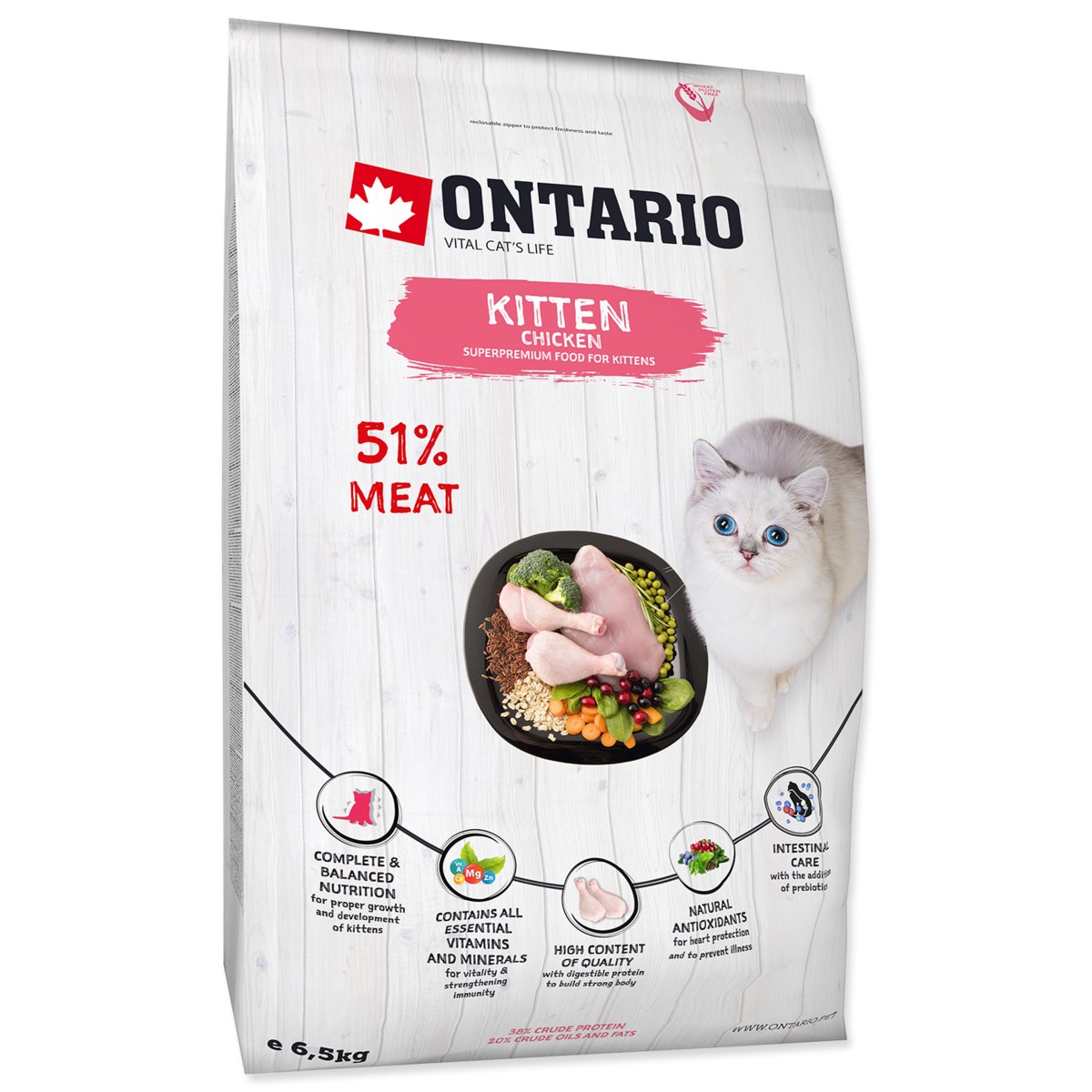 Ontario kurczak kitten 6,5 kg