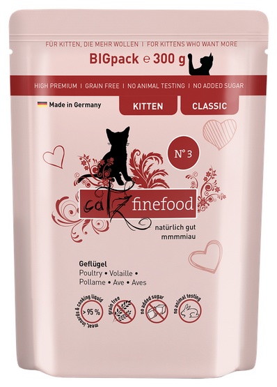 Catz Finefood Classic drób kitten 300 g