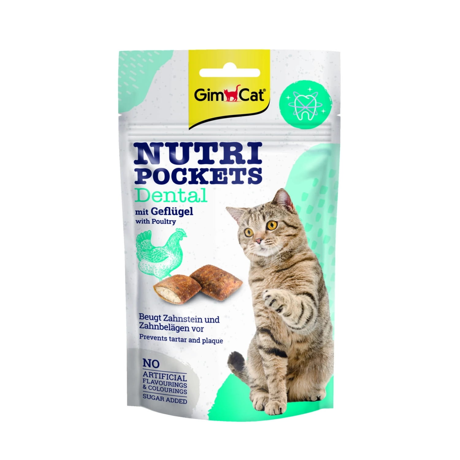 GimCat Nutri Pockets Dental drób 60 g
