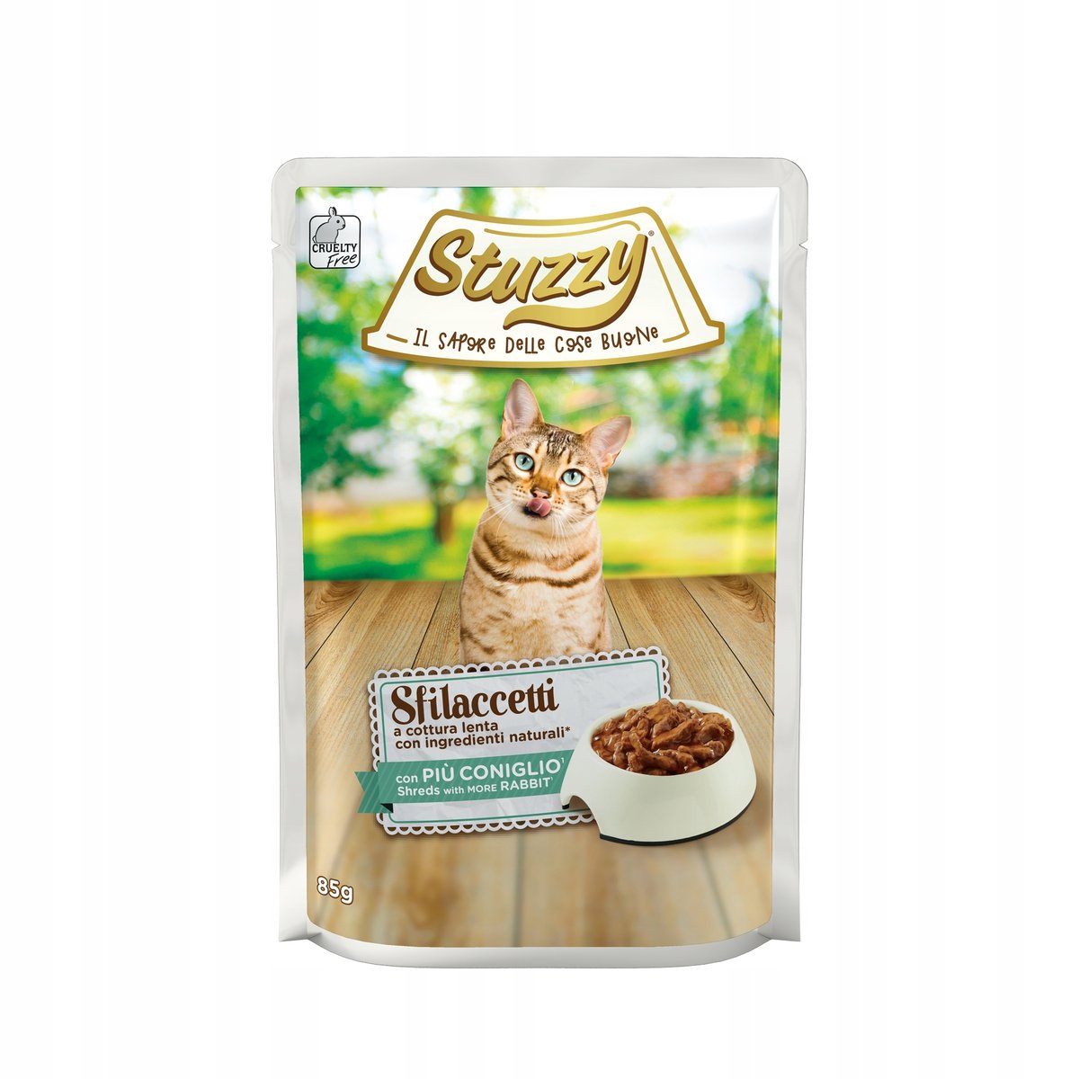 Stuzzy Sfilaccetti królik kawałki 85 g