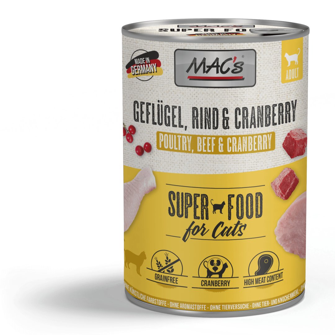 MAC's drób z żurawiną 400 g
