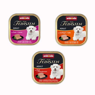 Animonda Vom Feinsten cielęcina, drób, indyk, jagnięcina, wołowina adult 150 g × 24
