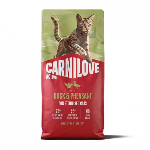 Carnilove Active Sterilised bażant, kaczka adult 6 kg
