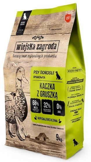 Wiejska Zagroda kaczka z gruszką adult 9 kg