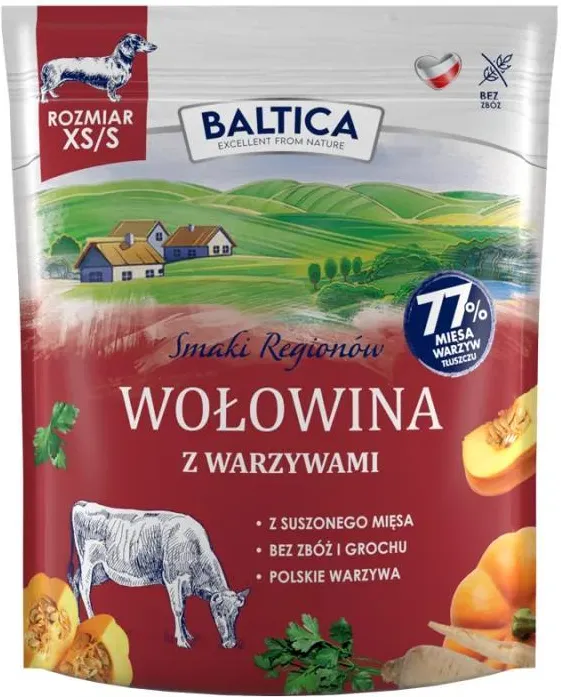 Baltica Smaki Regionów wołowina adult małe rasy 1 kg