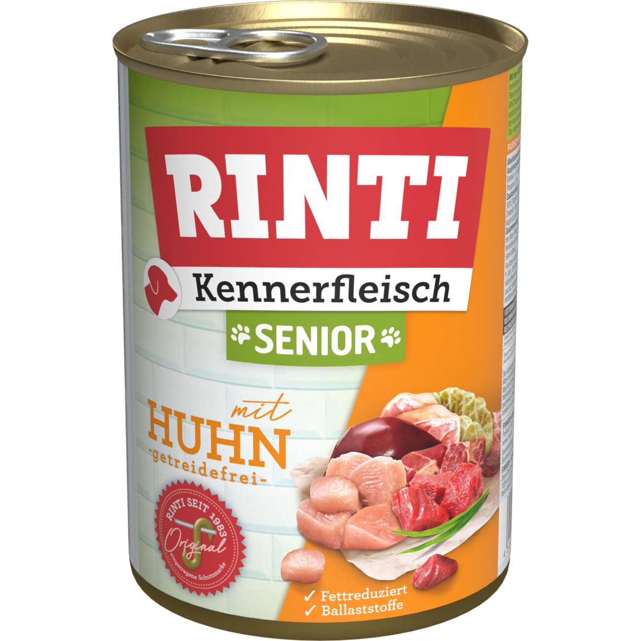 Rinti Kennerfleisch kurczak senior 400 g × 12