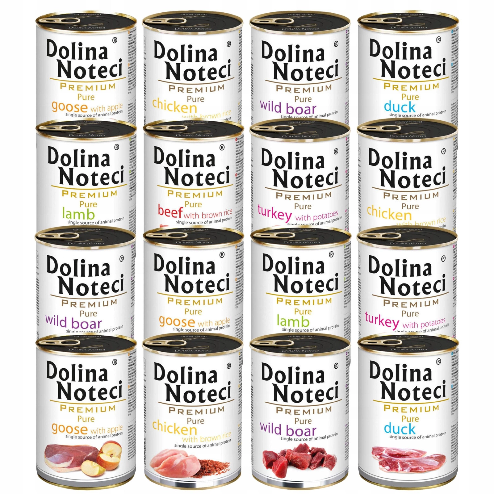 Dolina Noteci Premium Pure mix smaków 400 g × 16