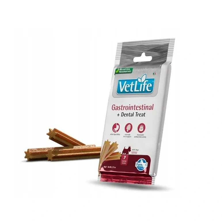 Farmina Vet Life Dental Treat Gastrointestinal małe rasy 9 g × 7