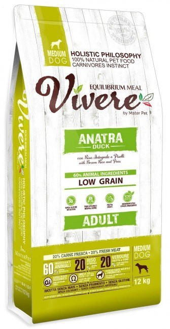 Vivere kaczka adult średnie rasy 12 kg