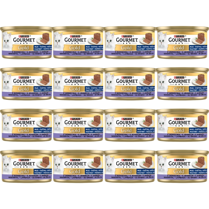 Purina Gourmet Gold jagnięcina pasztet adult 85 g × 48
