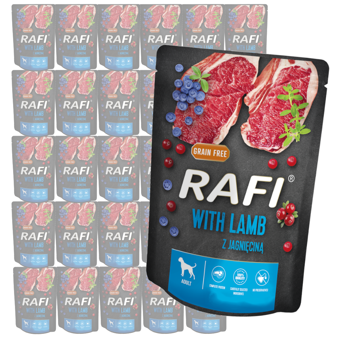 Rafi jagnięcina adult 300 g × 30
