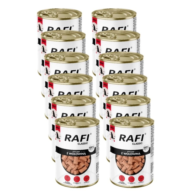Dolina Noteci Rafi Classic wołowina adult 1.24 kg × 12