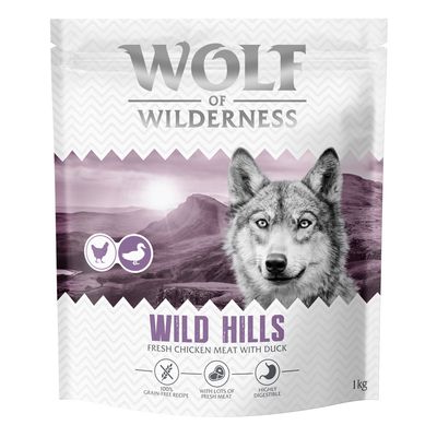 Wolf of Wilderness Wild Hills kaczka adult 1 kg