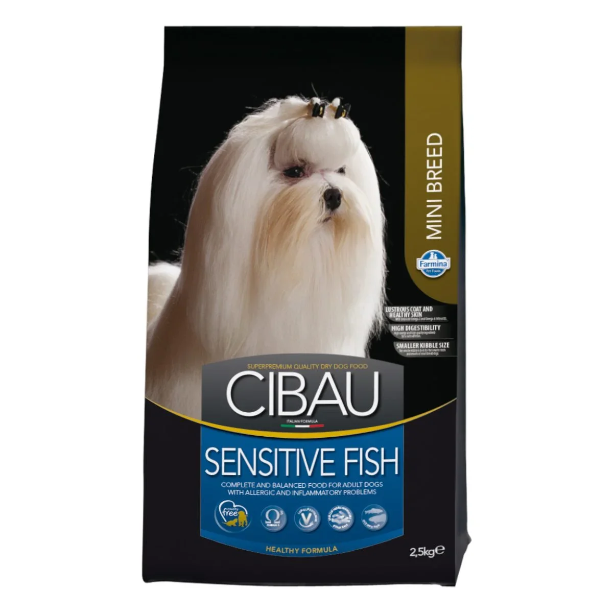 CIBAU Sensitive ryba adult małe rasy 2,5 kg