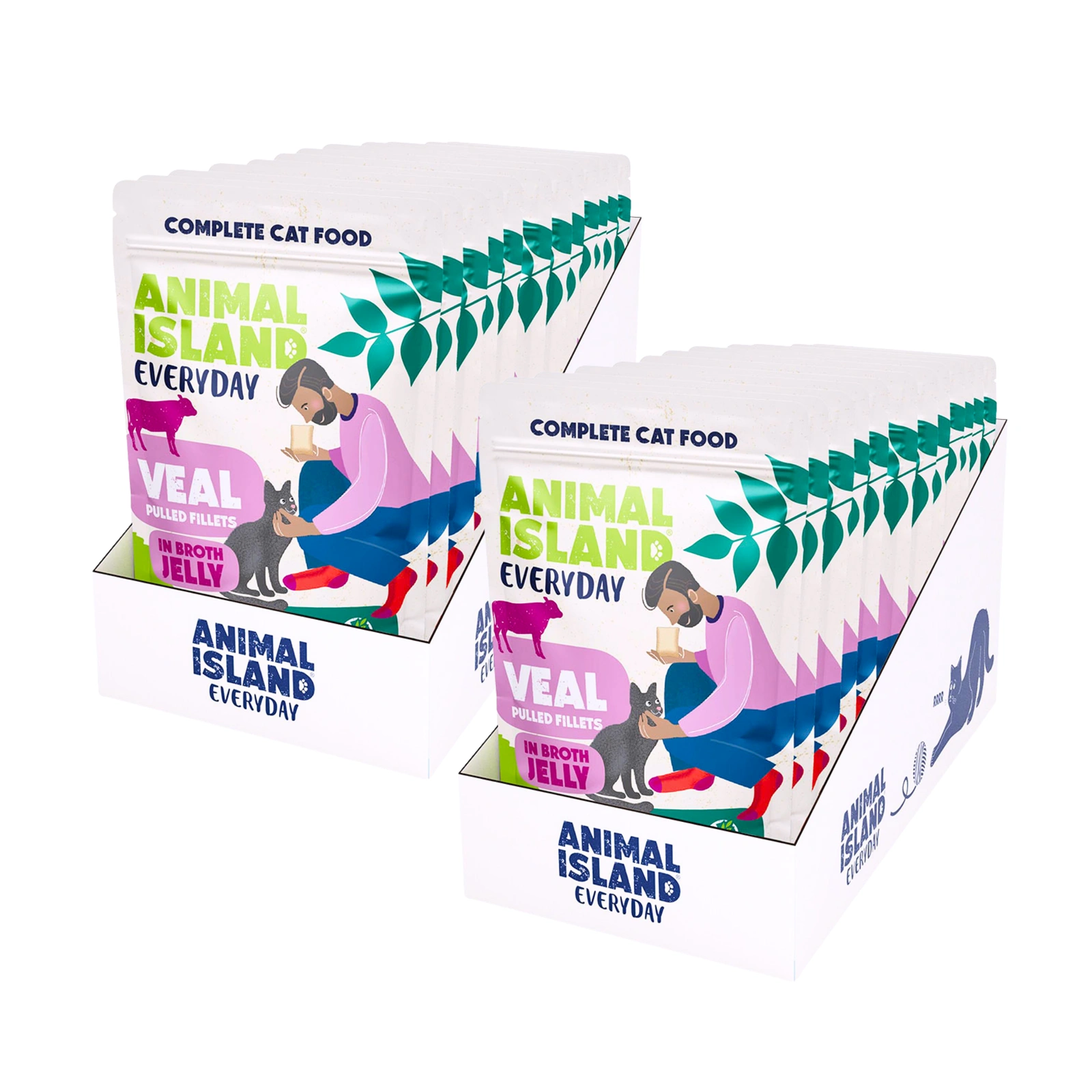 Animal Island Everyday cielęcina w galaretce adult 85 g × 24