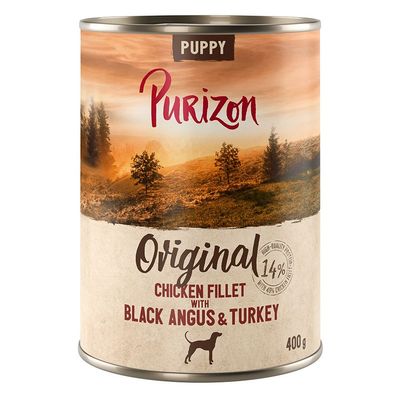 Purizon Original indyk, wołowina puppy 400 g