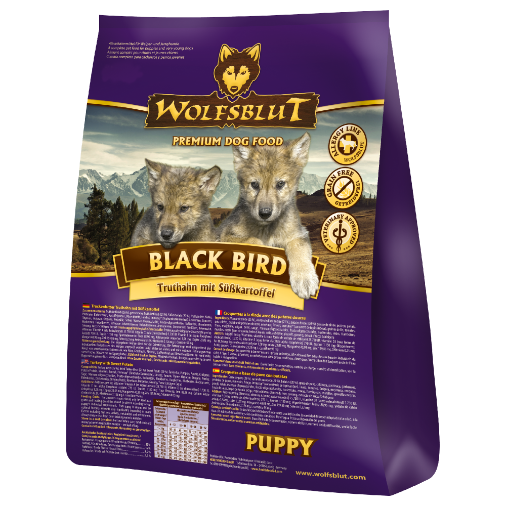 Wolfsblut Black Bird indyk puppy 2 kg