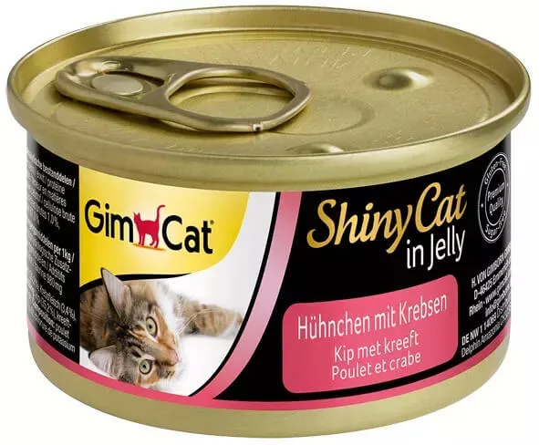 GimCat ShinyCat krab, kurczak w galaretce adult 70 g