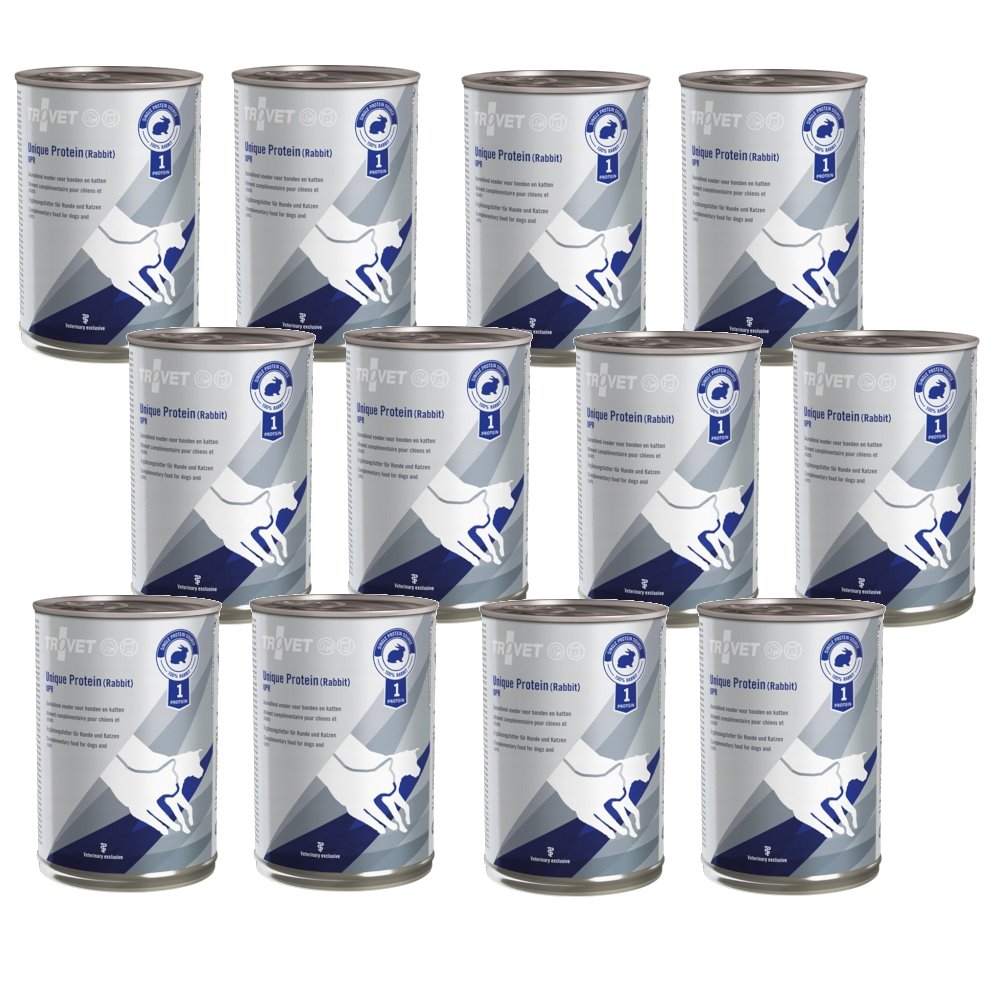 Trovet Unique Protein królik 400 g × 12