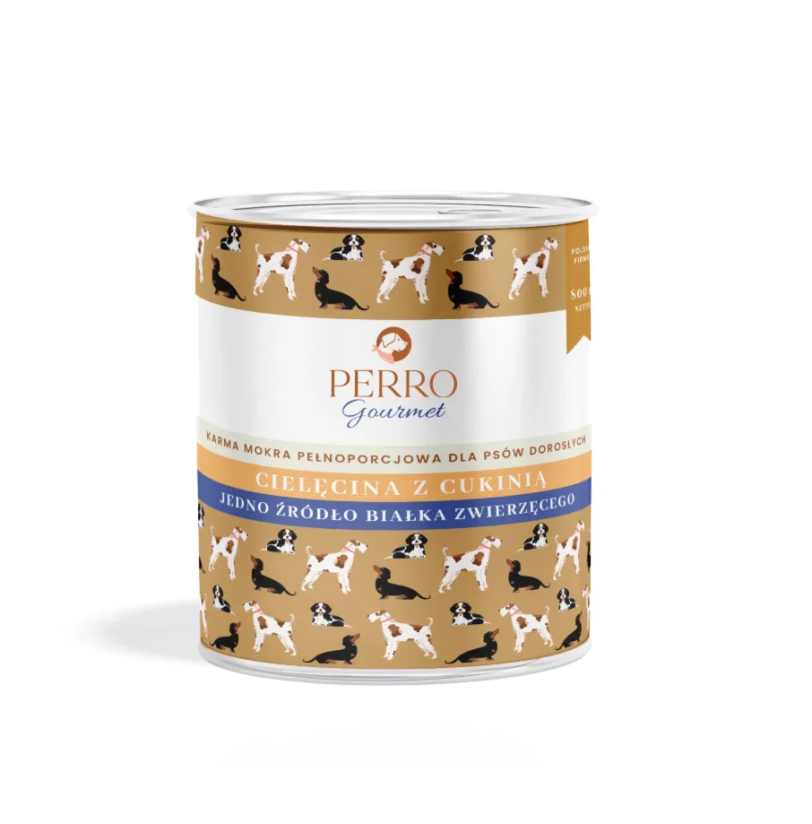 Perro Gourmet cielęcina adult 800 g × 6