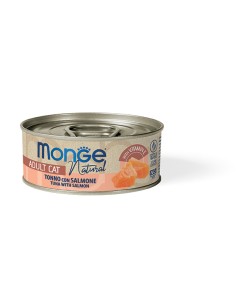 Monge Natural kurczak, tuńczyk, łosoś w sosie adult 80 g