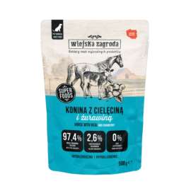 Wiejska Zagroda Wet cielęcina, konina adult 500 g