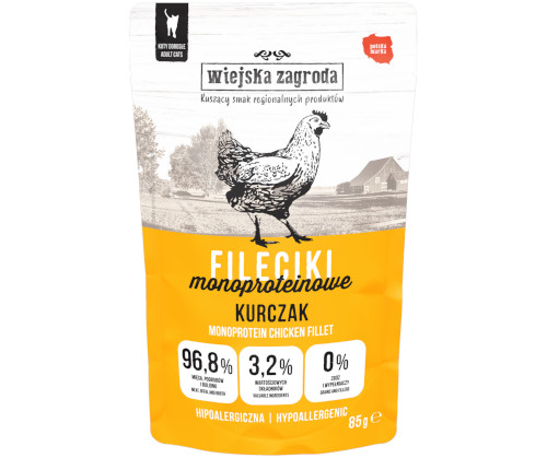 Wiejska Zagroda Mono kurczak kawałki 85 g