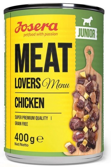 Josera Meat Lovers Menu kurczak junior 400 g
