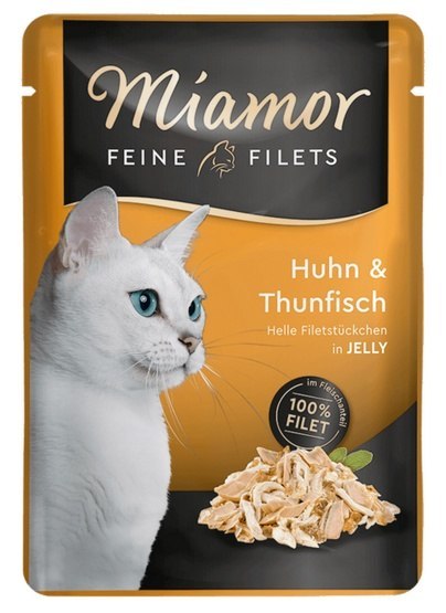 Miamor Feine Filets kurczak, tuńczyk 100 g