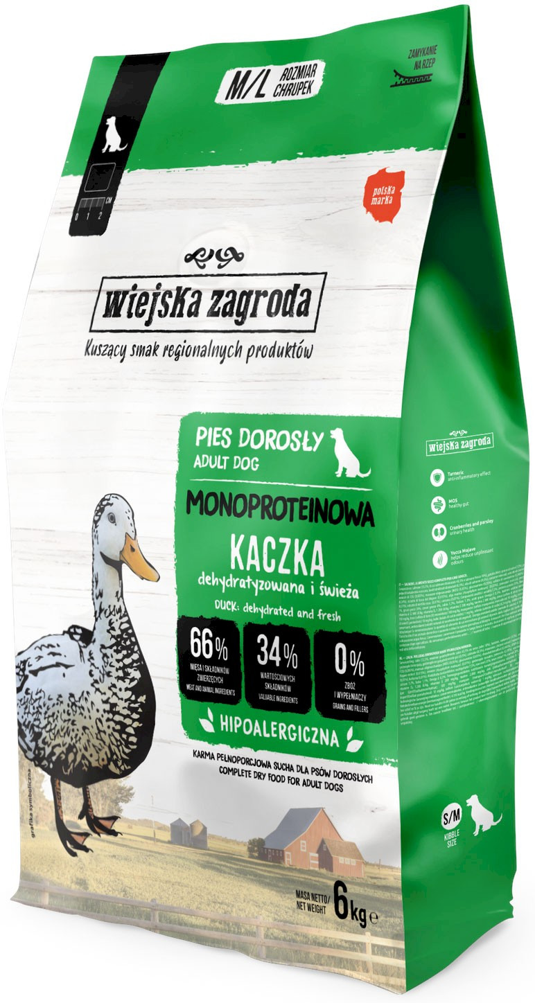 Wiejska Zagroda Mono kaczka adult średnie i duże rasy 6 kg