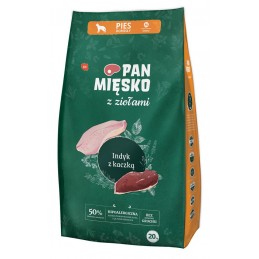 Pan Mięsko indyk, kaczka adult średnie rasy 20 kg