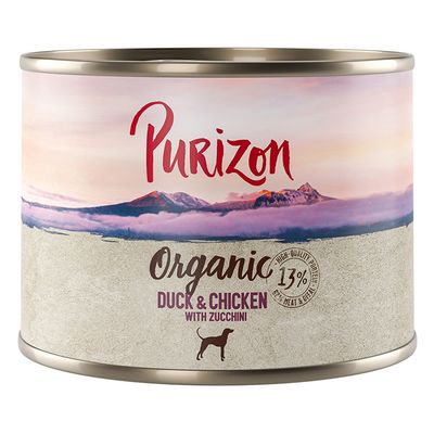 Purizon Organic kaczka, kurczak 200 g × 24