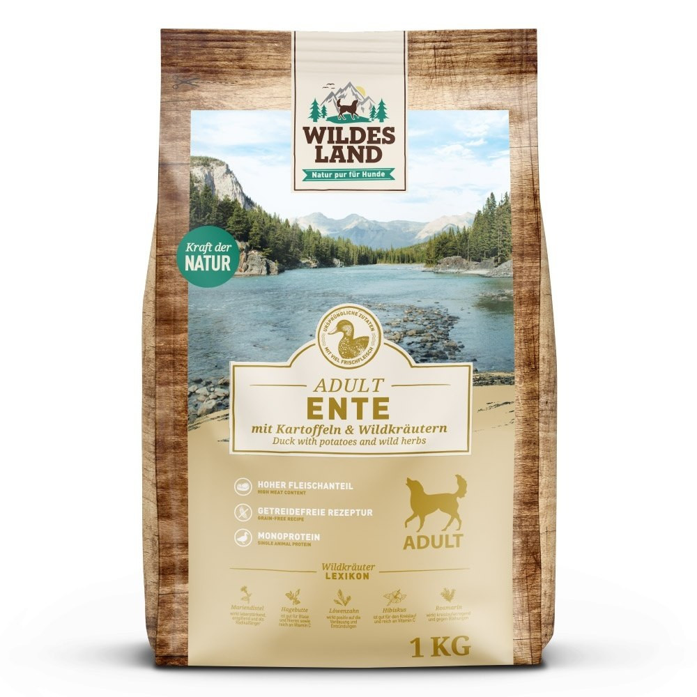 Wildes Land Dog kaczka adult 1 kg