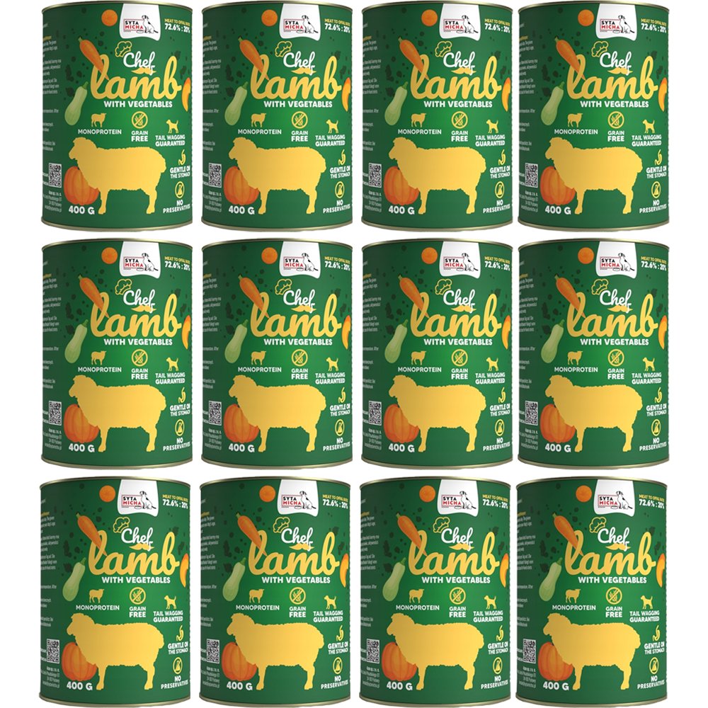 Syta Micha Chef jagnięcina 400 g × 12