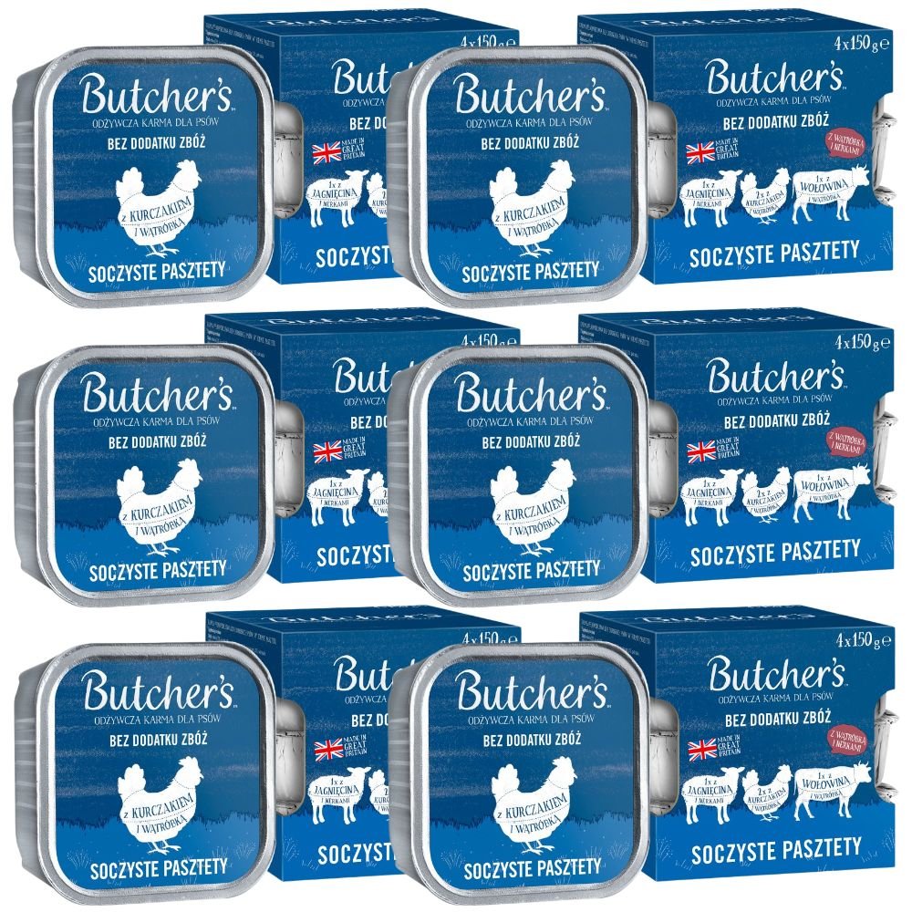 Butcher's Original nerka, wątróbka adult 150 g × 24