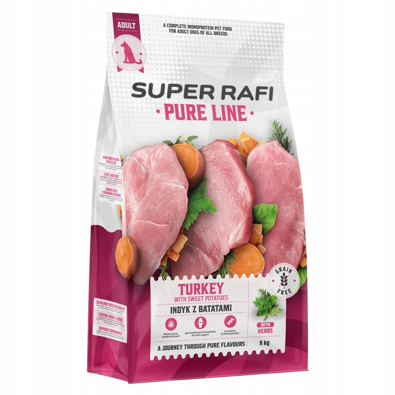 Rafi Pure Line indyk adult 9 kg