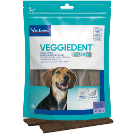 Virbac Veggiedent Fresh średnie rasy 47 g × 15