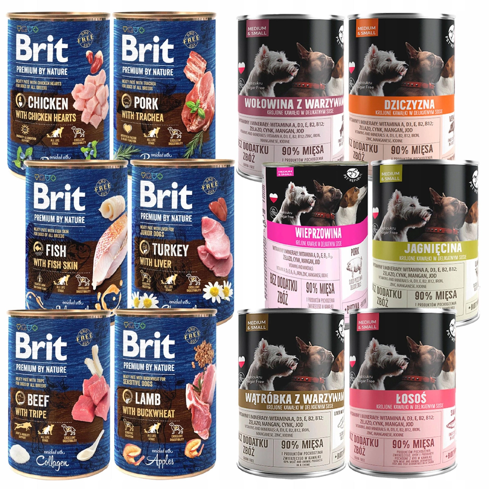 Brit By Nature adult 400 g × 12