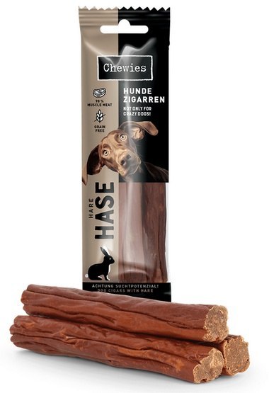 Chewies Hundezigarren zając 75 g