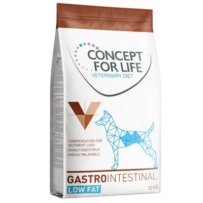 Concept for Life Veterinary Diet Gastrointestinal Low Fat kurczak adult 12 kg