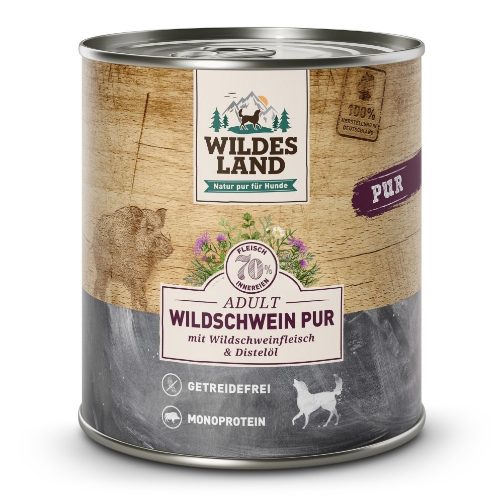 Wildes Land Pur dzik adult 800 g