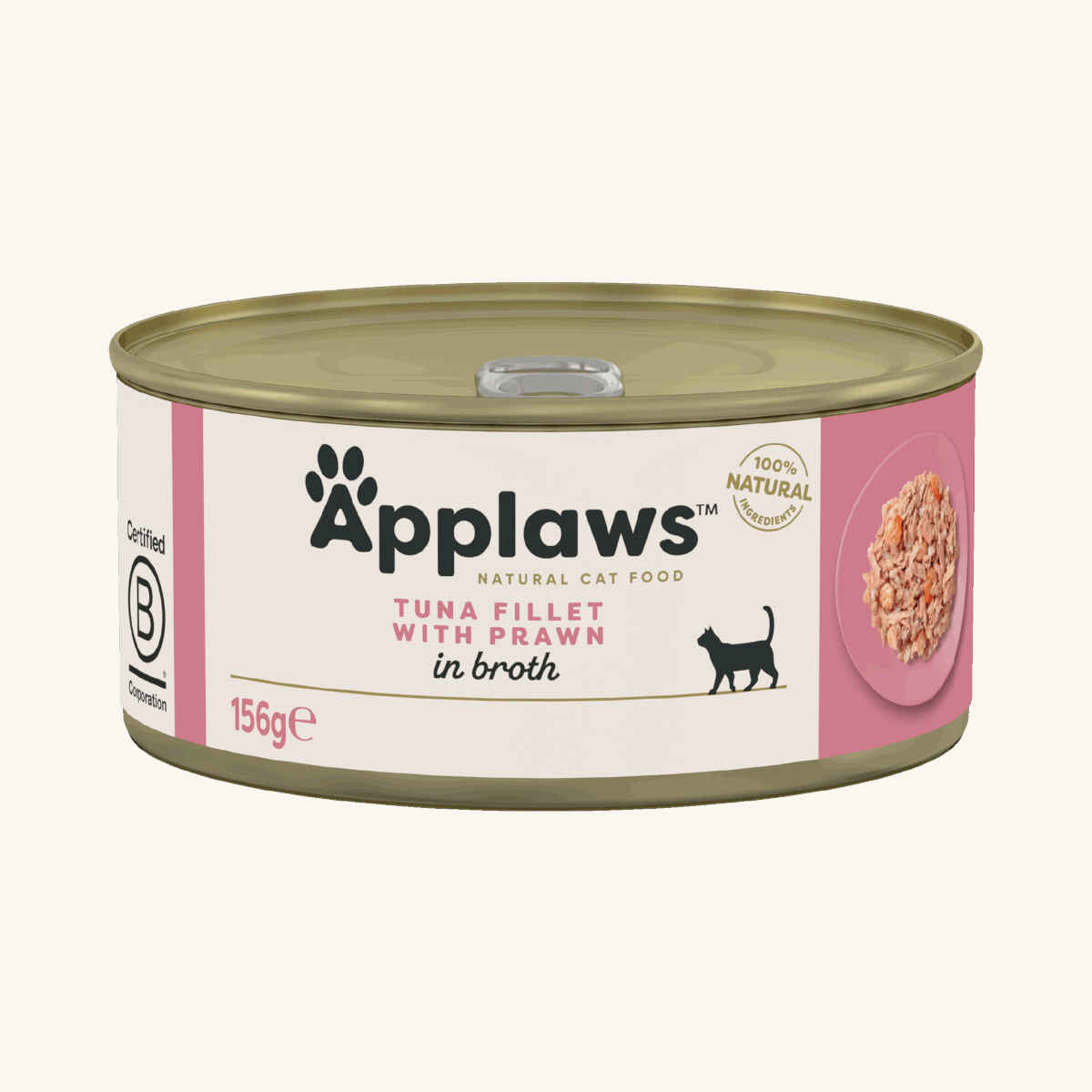 Applaws tuńczyk z krewetkami w bulionie 156 g