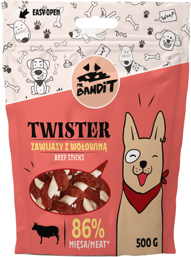 Mr. Bandit Twister wołowina 500 g